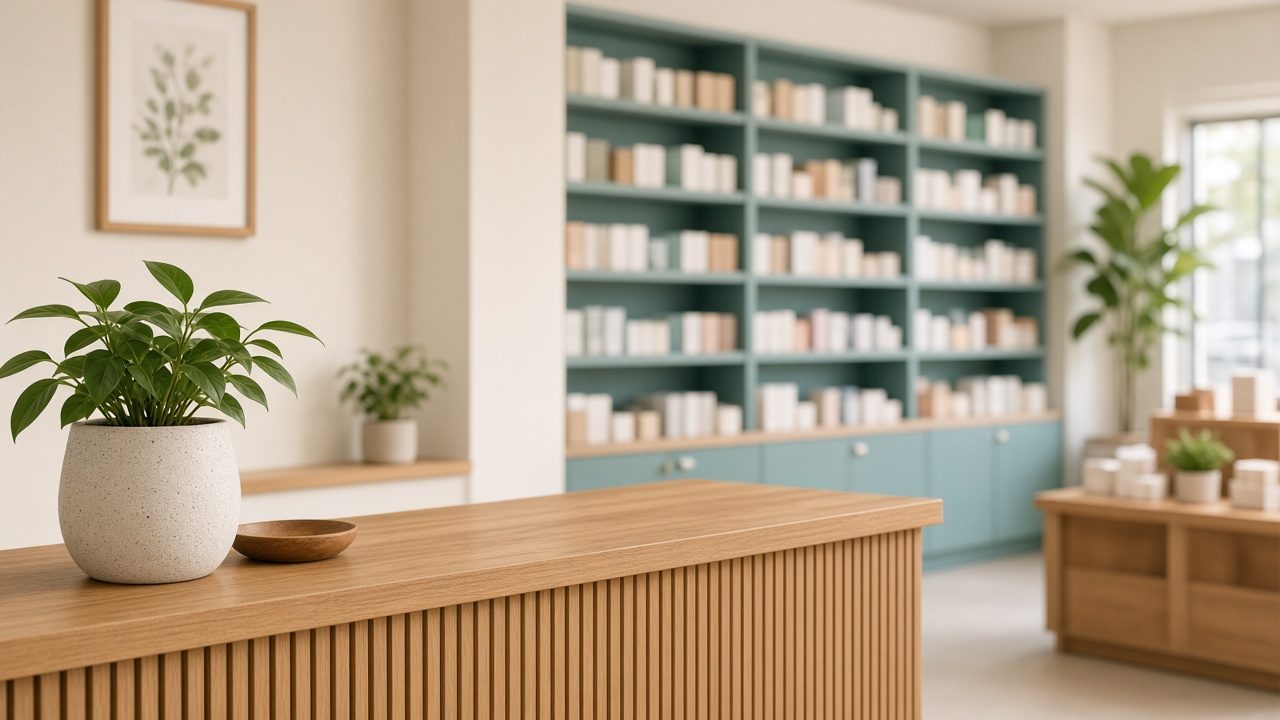 Pharmacy counter
